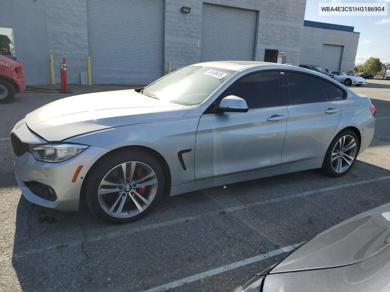 2017 BMW 440I Gran Coupe VIN: WBA4E3C51HG186904 Lot: 56108415