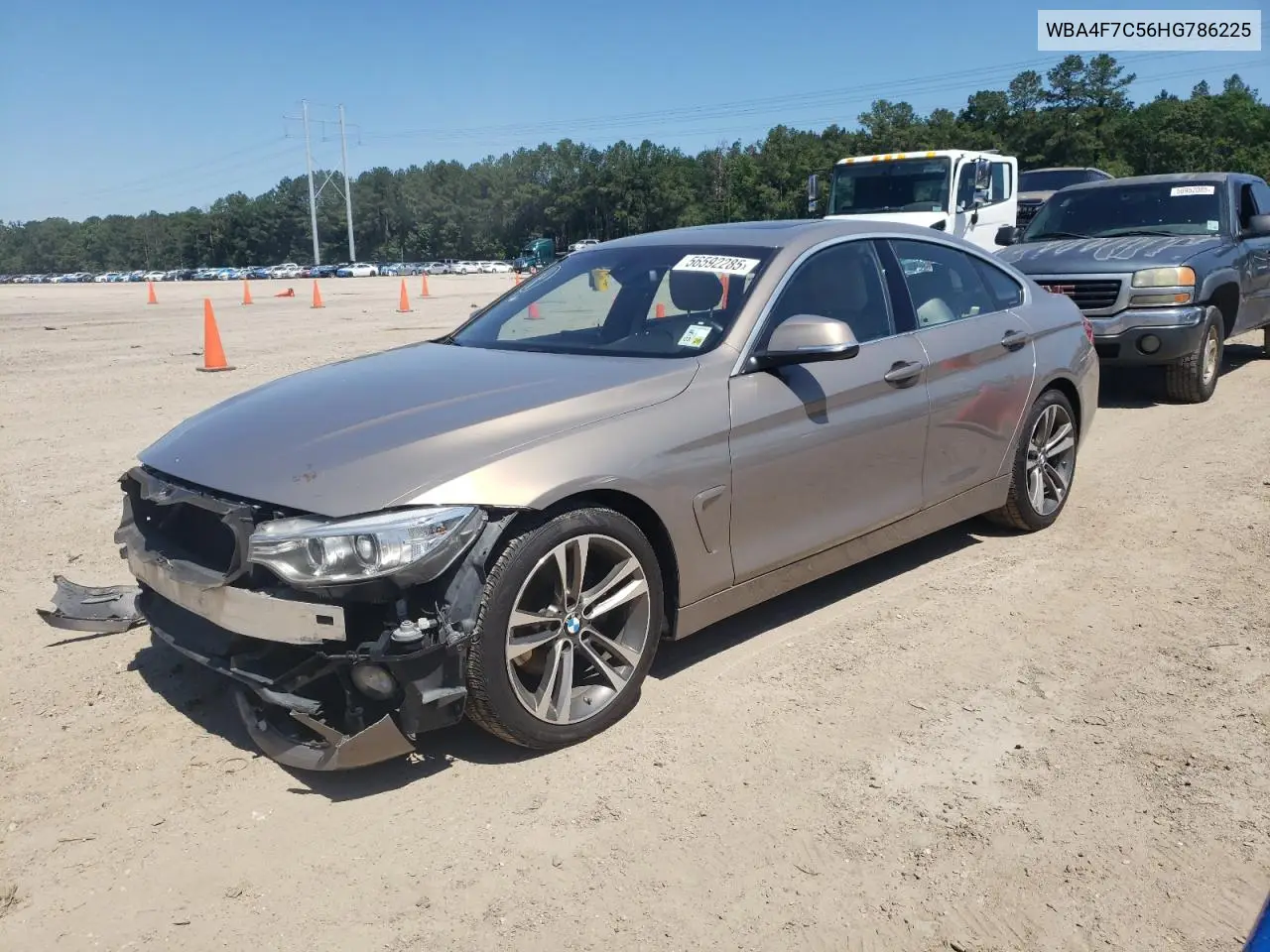 2017 BMW 430I Gran Coupe VIN: WBA4F7C56HG786225 Lot: 56592285