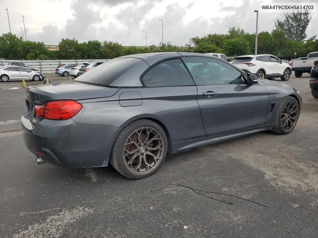 2017 BMW 440I VIN: WBA4T9C5XH5A14703 Lot: 61480165