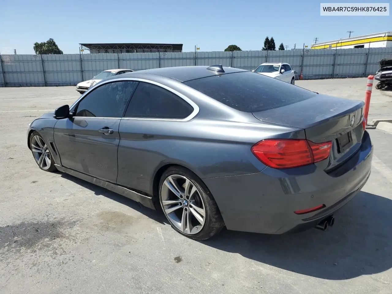 2017 BMW 430I VIN: WBA4R7C59HK876425 Lot: 62430425