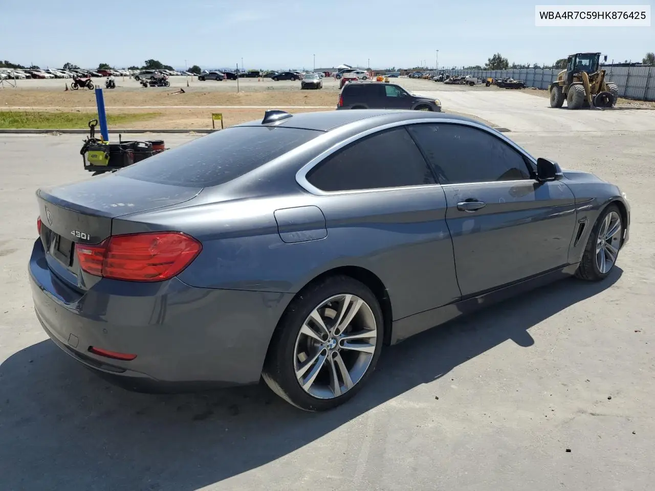 2017 BMW 430I VIN: WBA4R7C59HK876425 Lot: 62430425