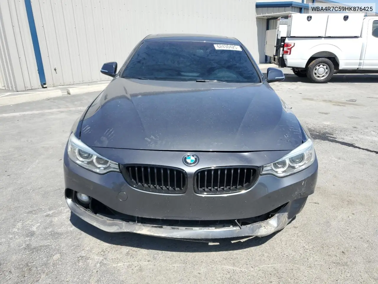 2017 BMW 430I VIN: WBA4R7C59HK876425 Lot: 62430425
