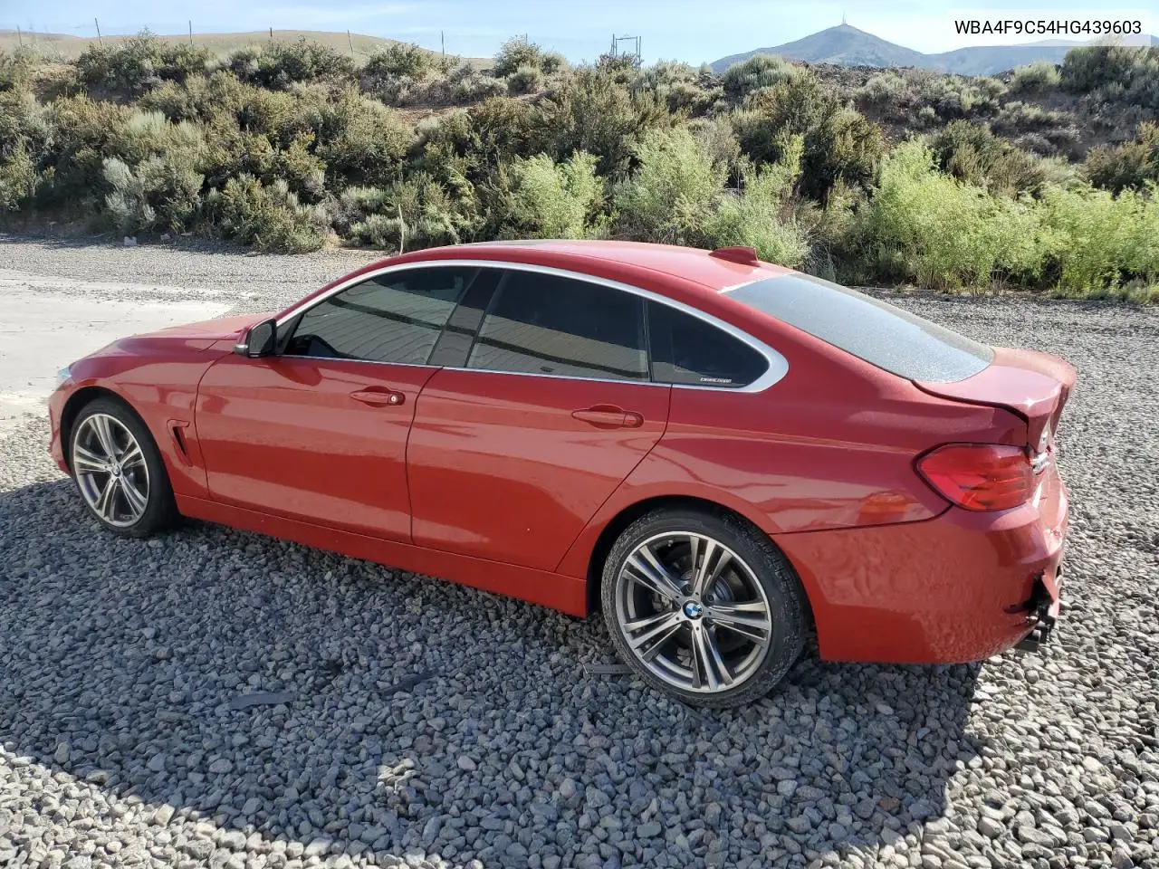 2017 BMW 430Xi Gran Coupe VIN: WBA4F9C54HG439603 Lot: 62525125