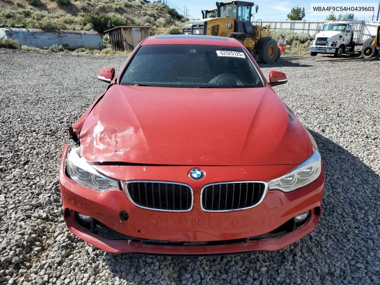 2017 BMW 430Xi Gran Coupe VIN: WBA4F9C54HG439603 Lot: 62525125