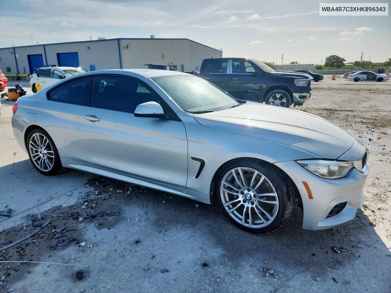 2017 BMW 430I VIN: WBA4R7C3XHK896343 Lot: 63038505