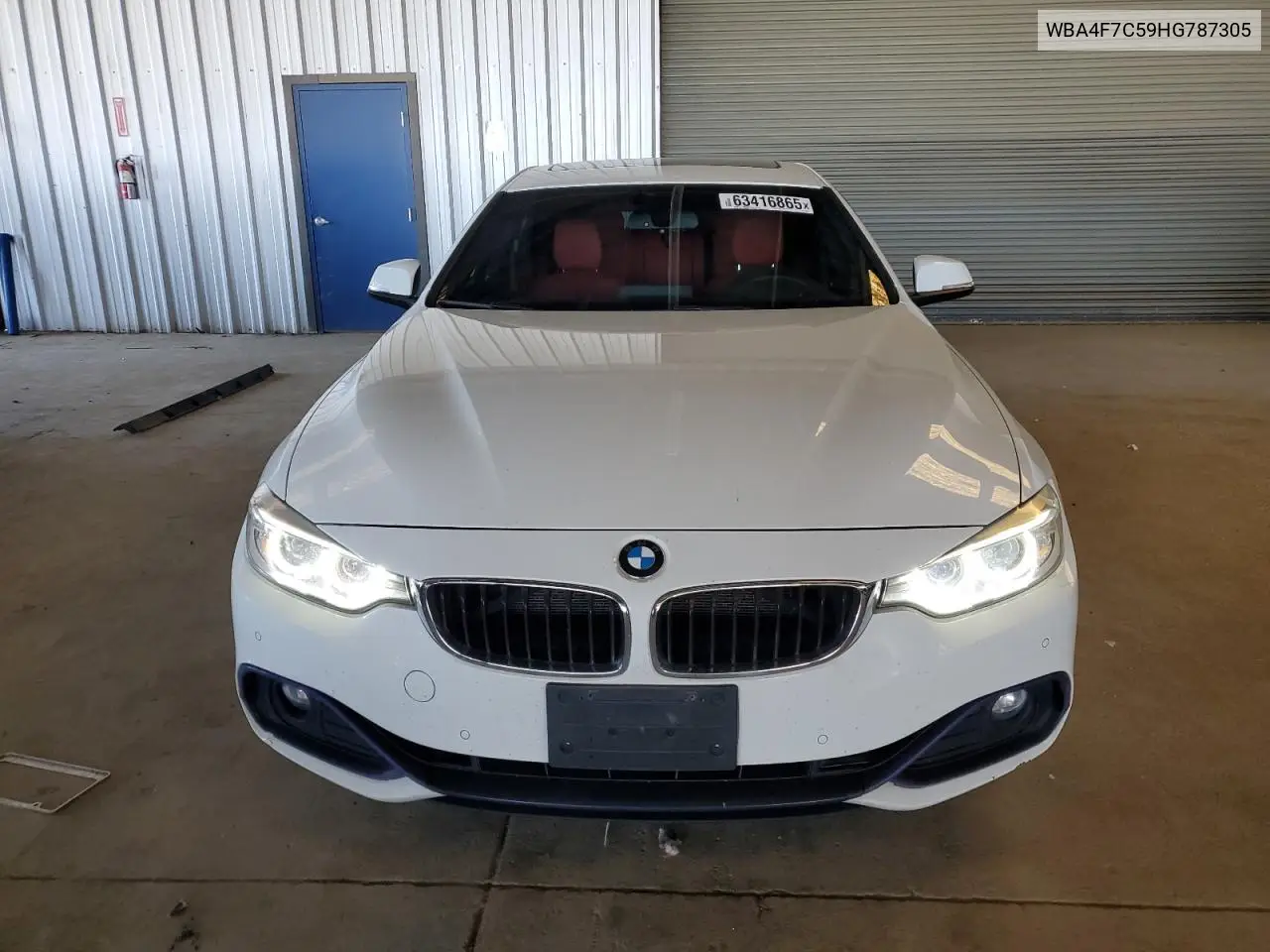 2017 BMW 430I Gran Coupe VIN: WBA4F7C59HG787305 Lot: 63416865