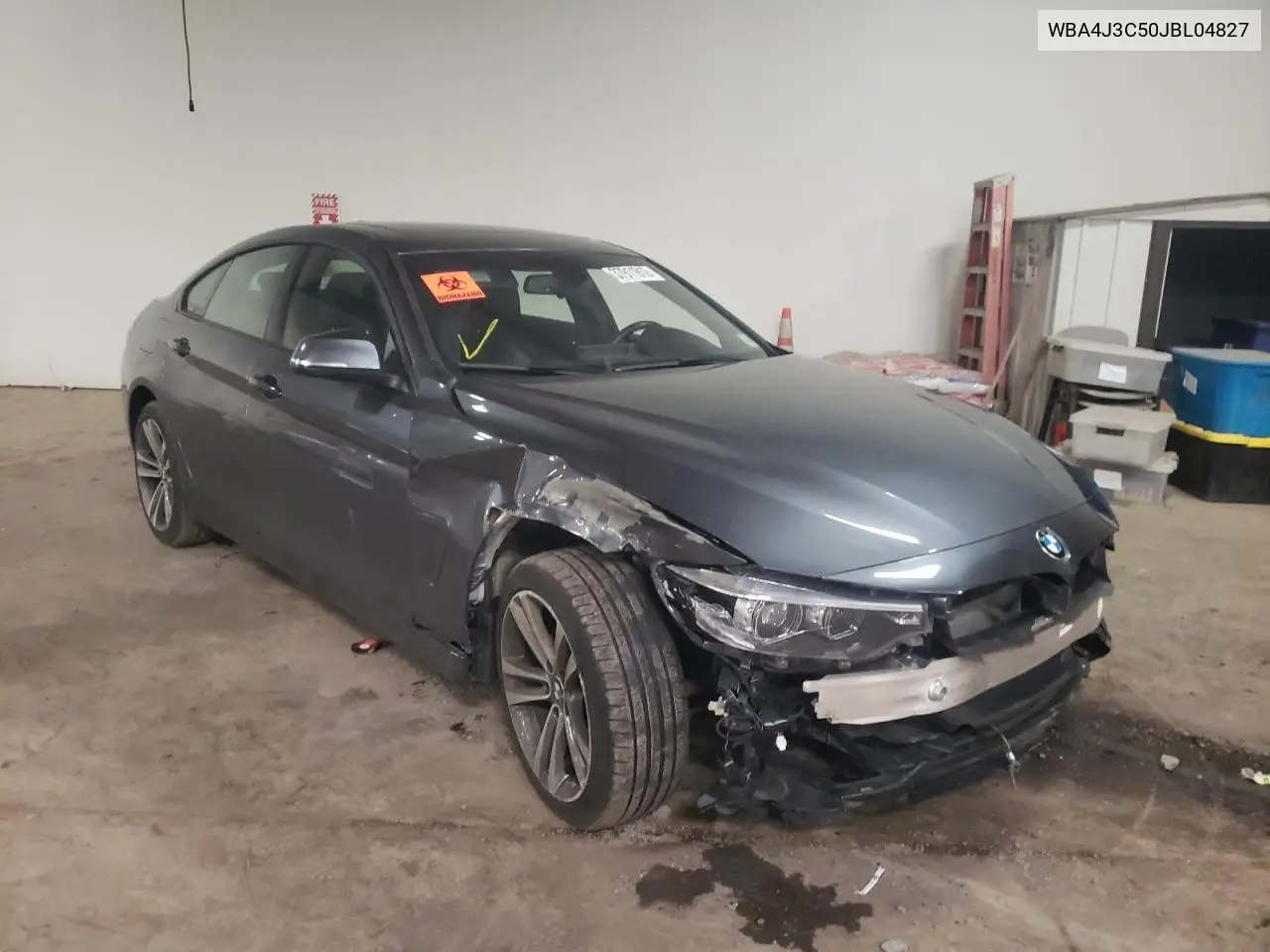 2018 BMW 430Xi Gran Coupe VIN: WBA4J3C50JBL04827 Lot: 37911912