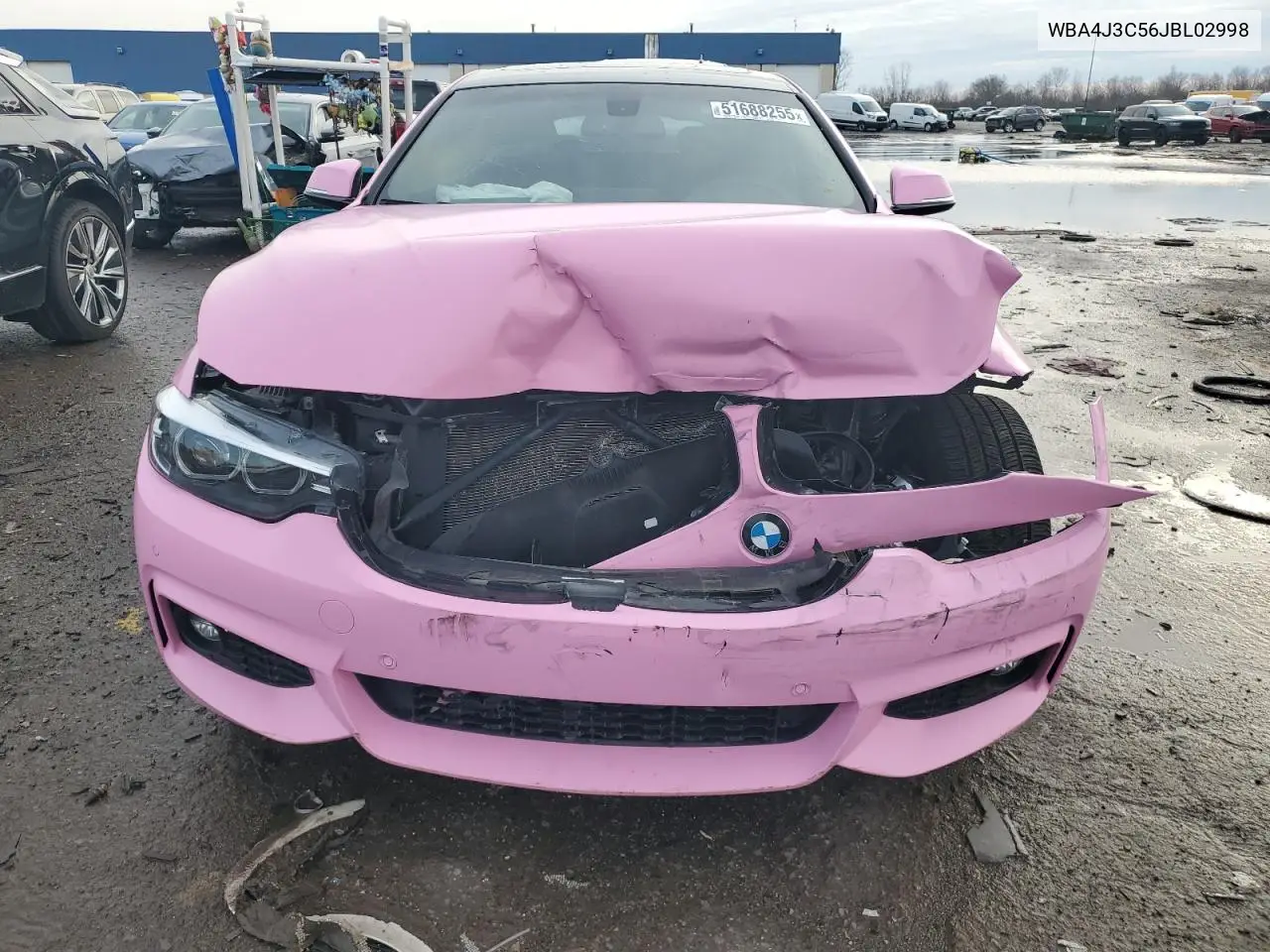 2018 BMW 430Xi Gran Coupe VIN: WBA4J3C56JBL02998 Lot: 51688255