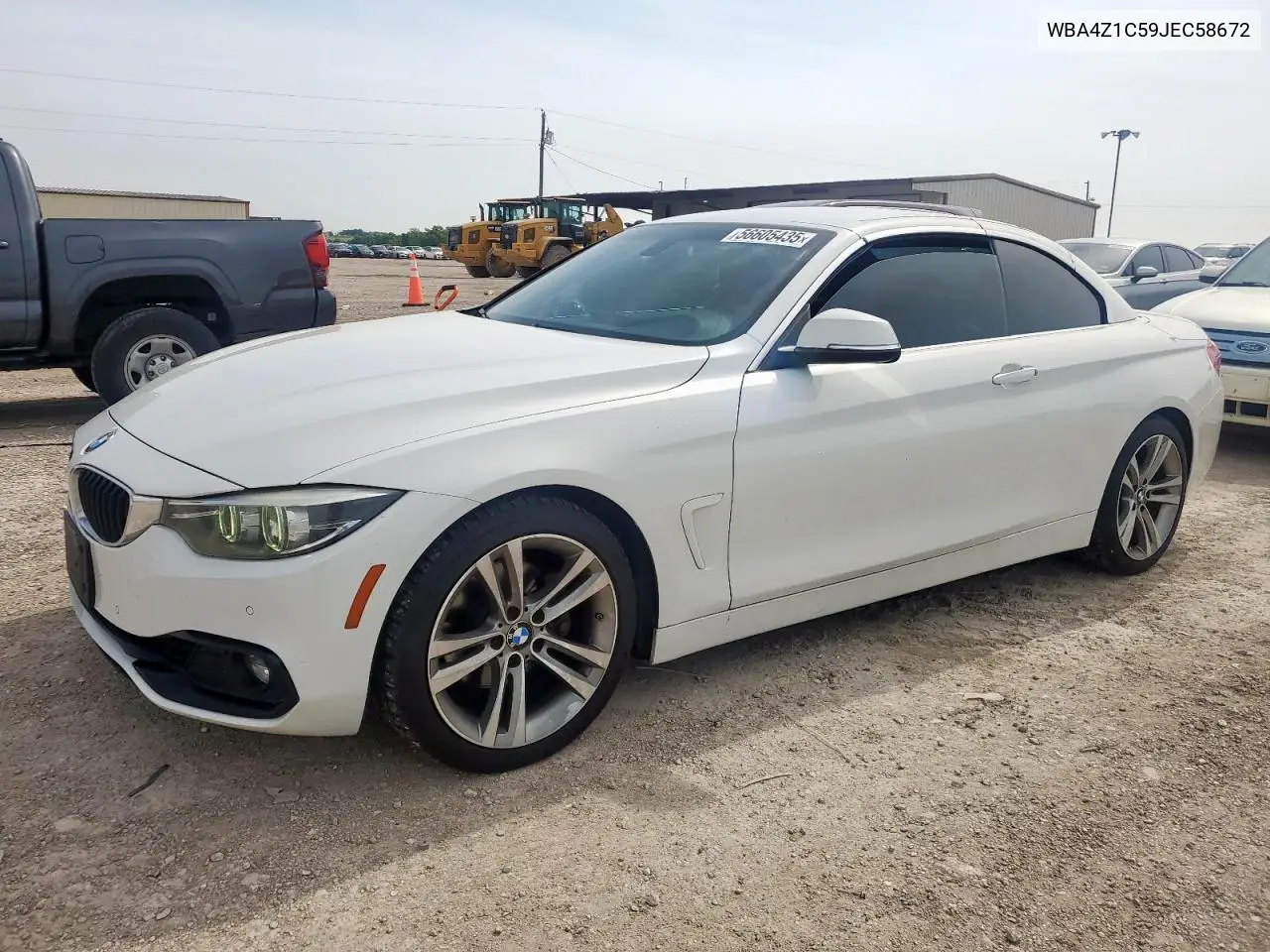 2018 BMW 430I VIN: WBA4Z1C59JEC58672 Lot: 56605435