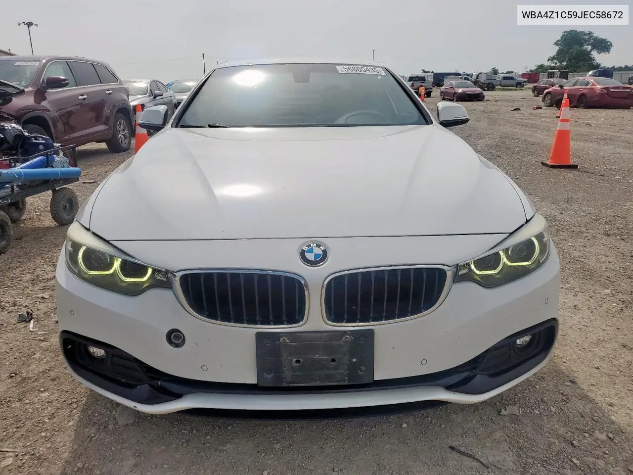 2018 BMW 430I VIN: WBA4Z1C59JEC58672 Lot: 56605435