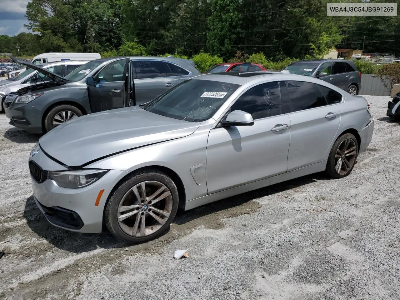 2018 BMW 430Xi Gran Coupe VIN: WBA4J3C54JBG91269 Lot: 56852555