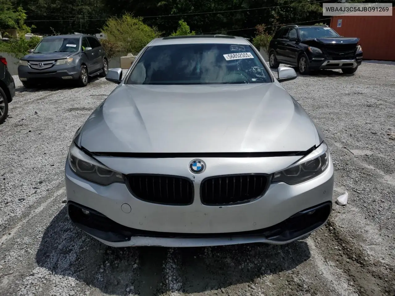 2018 BMW 430Xi Gran Coupe VIN: WBA4J3C54JBG91269 Lot: 56852555