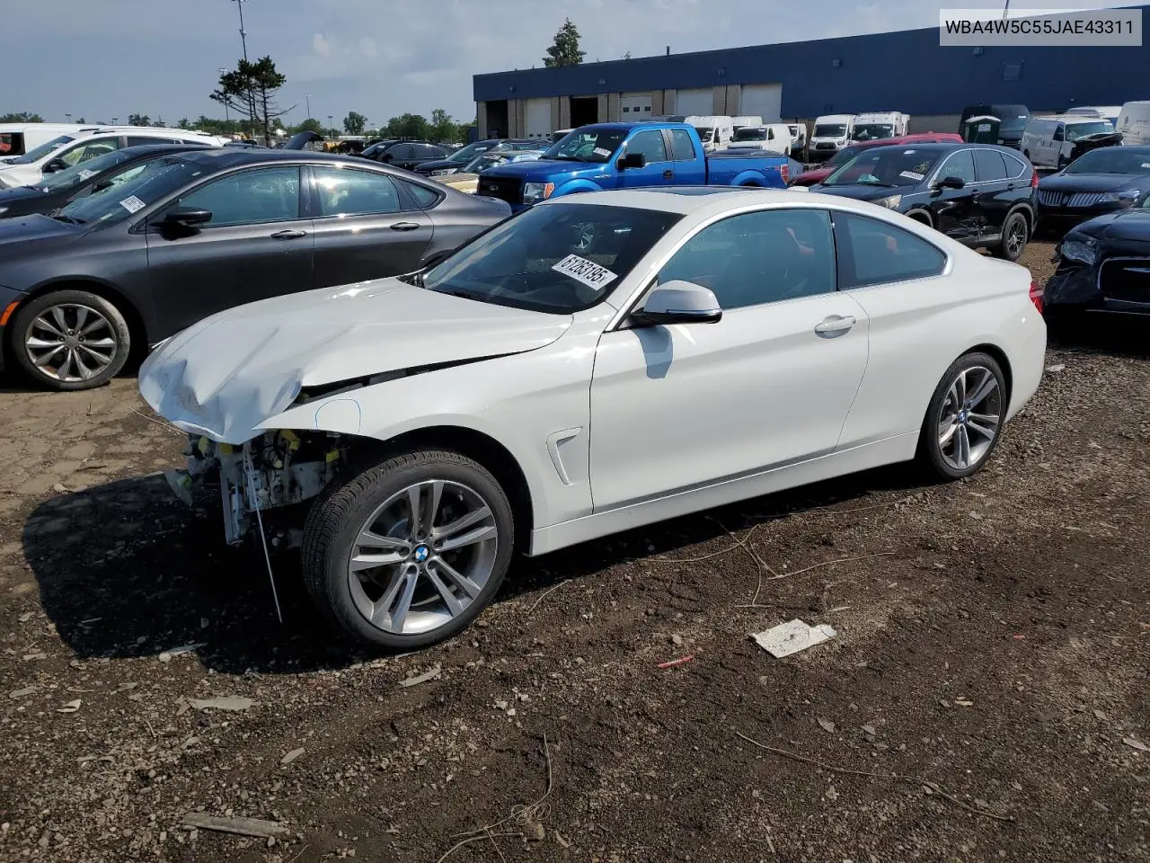 2018 BMW 430Xi VIN: WBA4W5C55JAE43311 Lot: 61263195