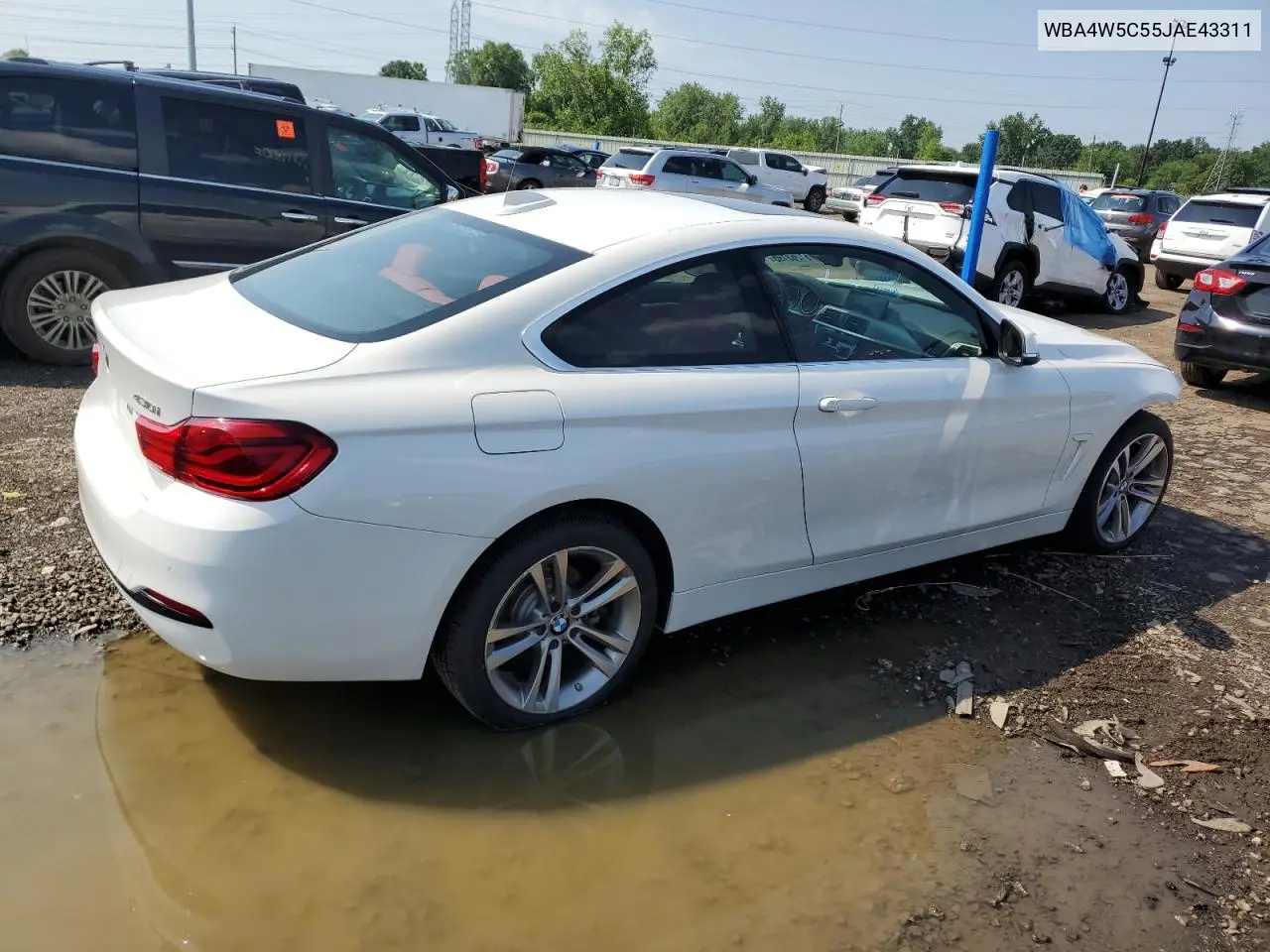 2018 BMW 430Xi VIN: WBA4W5C55JAE43311 Lot: 61263195