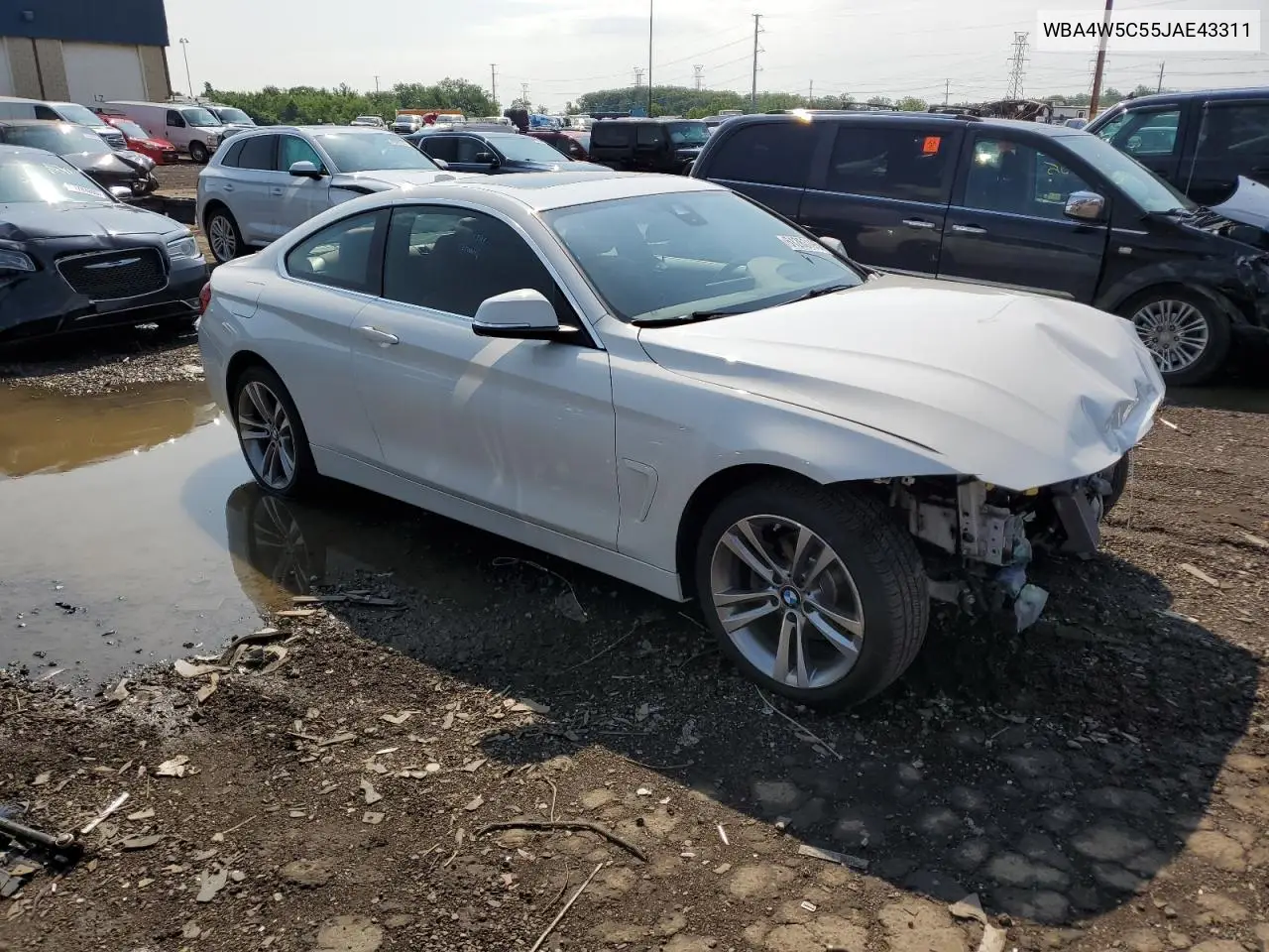 2018 BMW 430Xi VIN: WBA4W5C55JAE43311 Lot: 61263195