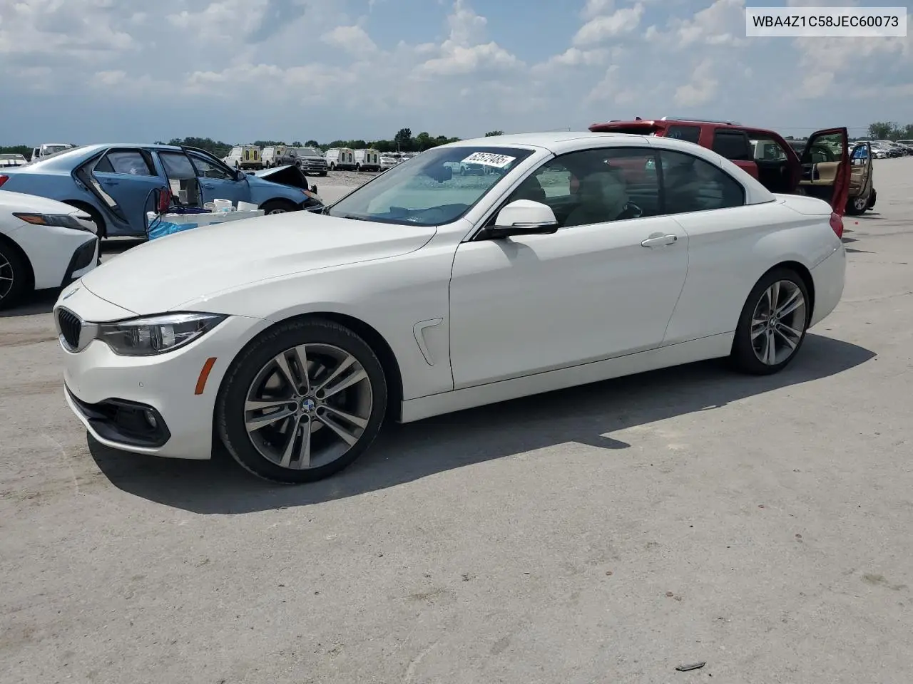 2018 BMW 430I VIN: WBA4Z1C58JEC60073 Lot: 62572485