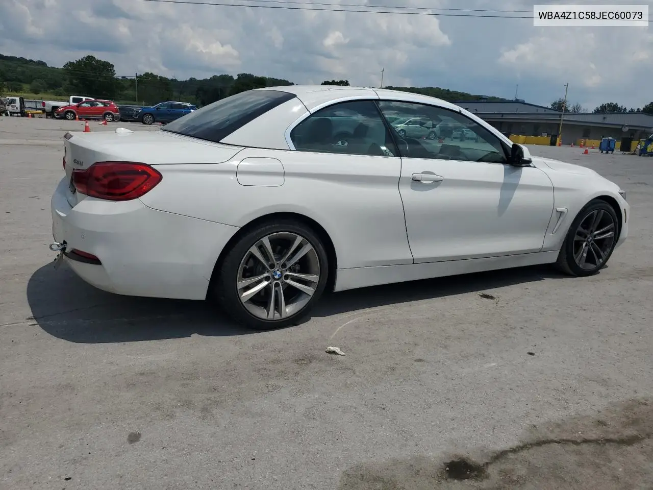 2018 BMW 430I VIN: WBA4Z1C58JEC60073 Lot: 62572485