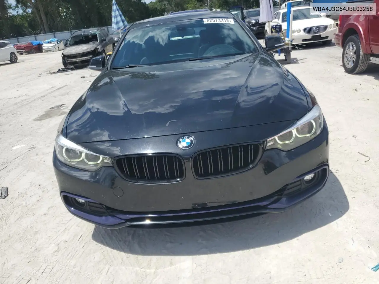 2018 BMW 430Xi Gran Coupe VIN: WBA4J3C54JBL03258 Lot: 62573315