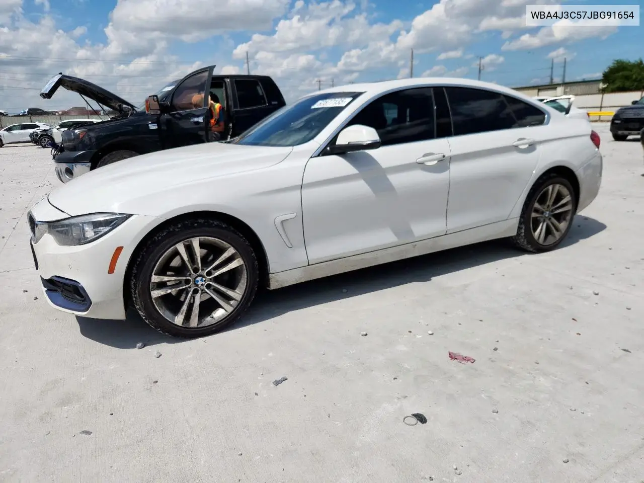 2018 BMW 430Xi Gran Coupe VIN: WBA4J3C57JBG91654 Lot: 62877135