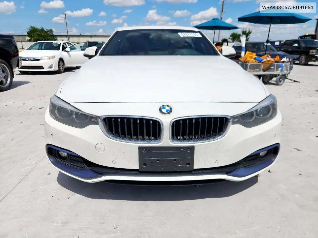 2018 BMW 430Xi Gran Coupe VIN: WBA4J3C57JBG91654 Lot: 62877135