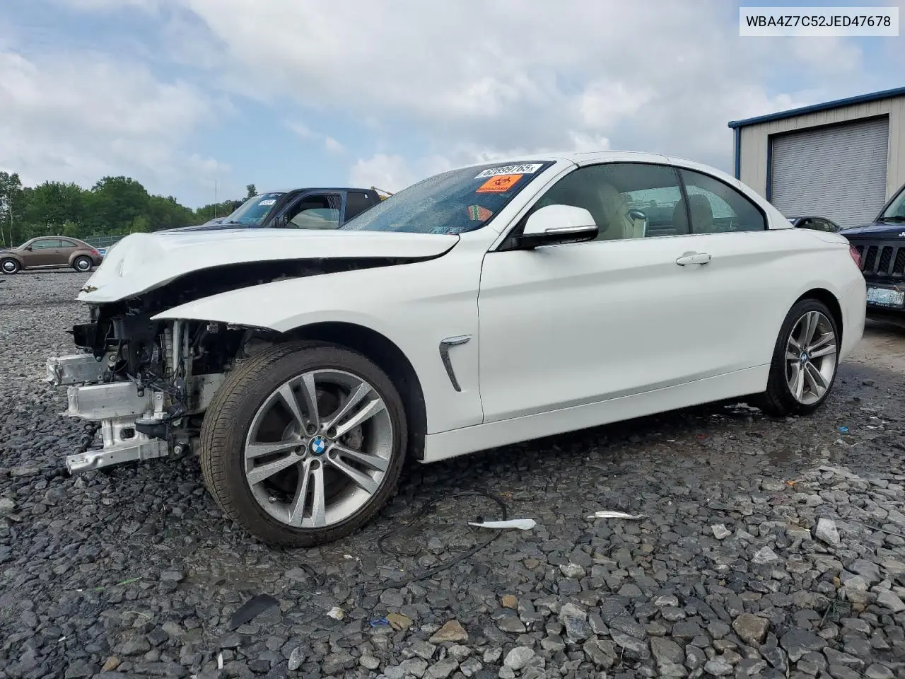 2018 BMW 440Xi VIN: WBA4Z7C52JED47678 Lot: 62899765