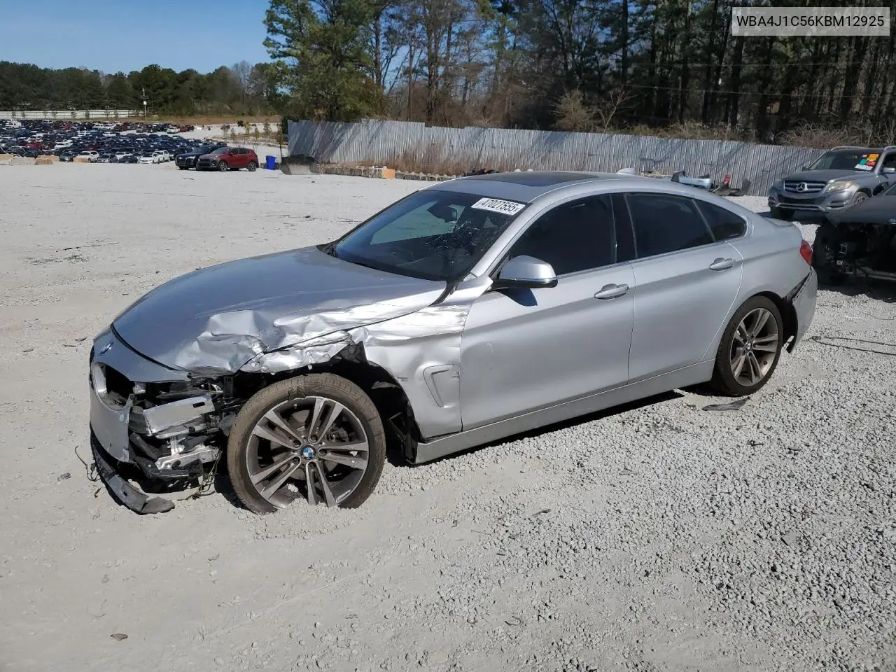 2019 BMW 430I Gran Coupe VIN: WBA4J1C56KBM12925 Lot: 47027555