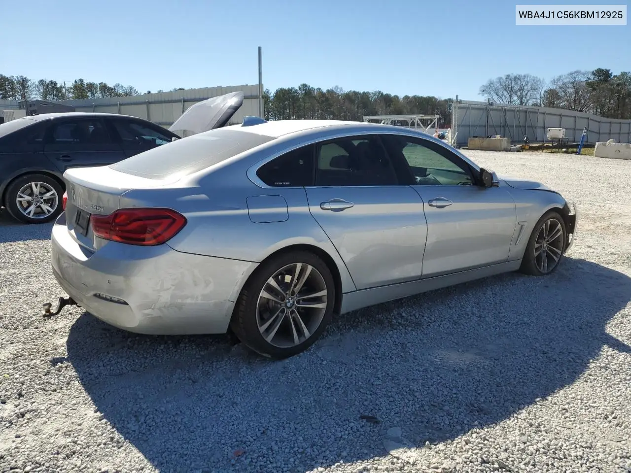 2019 BMW 430I Gran Coupe VIN: WBA4J1C56KBM12925 Lot: 47027555