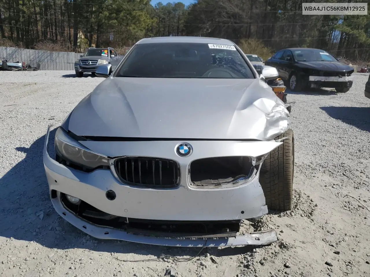 2019 BMW 430I Gran Coupe VIN: WBA4J1C56KBM12925 Lot: 47027555