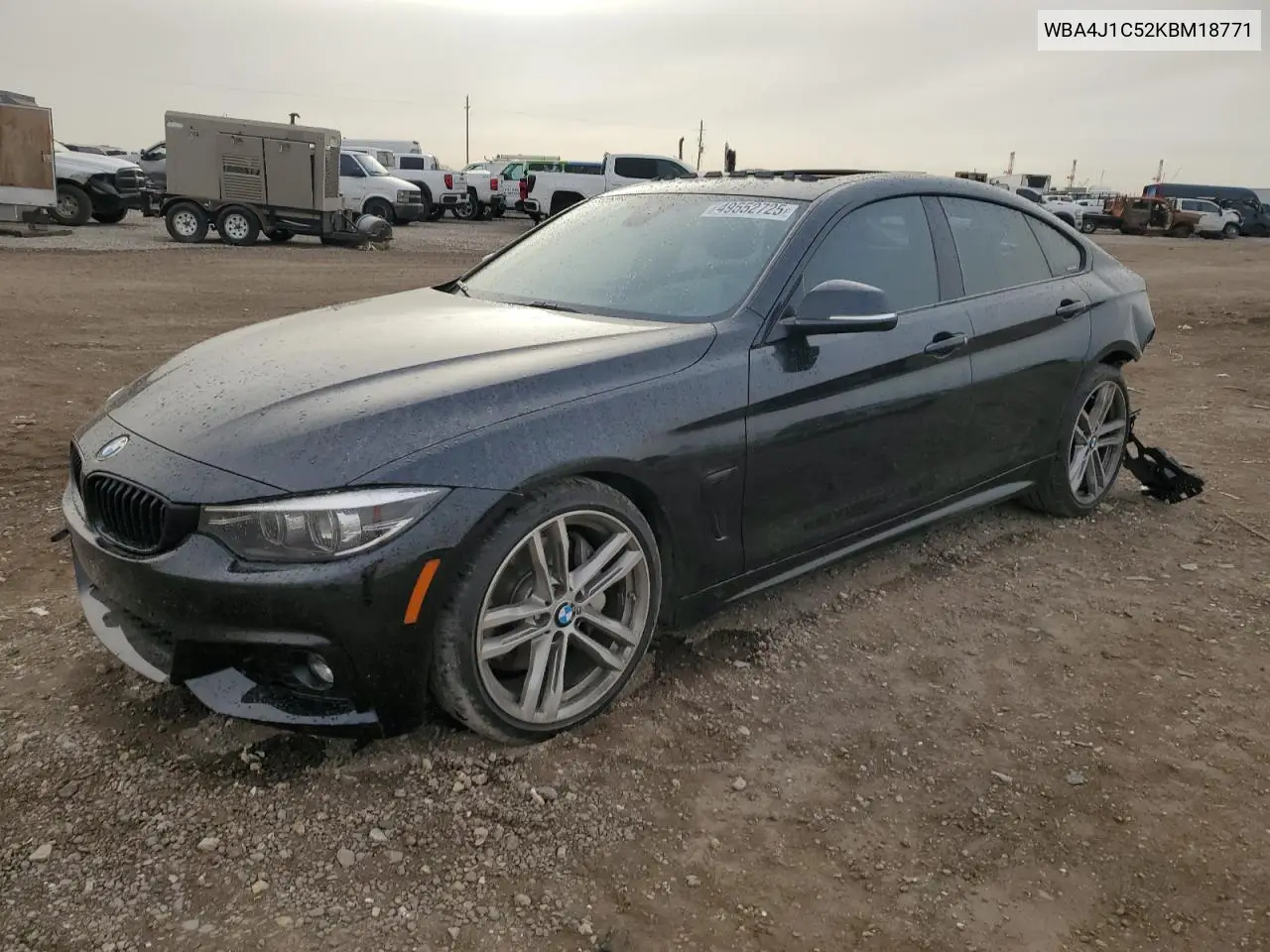 2019 BMW 430I Gran Coupe VIN: WBA4J1C52KBM18771 Lot: 49552725