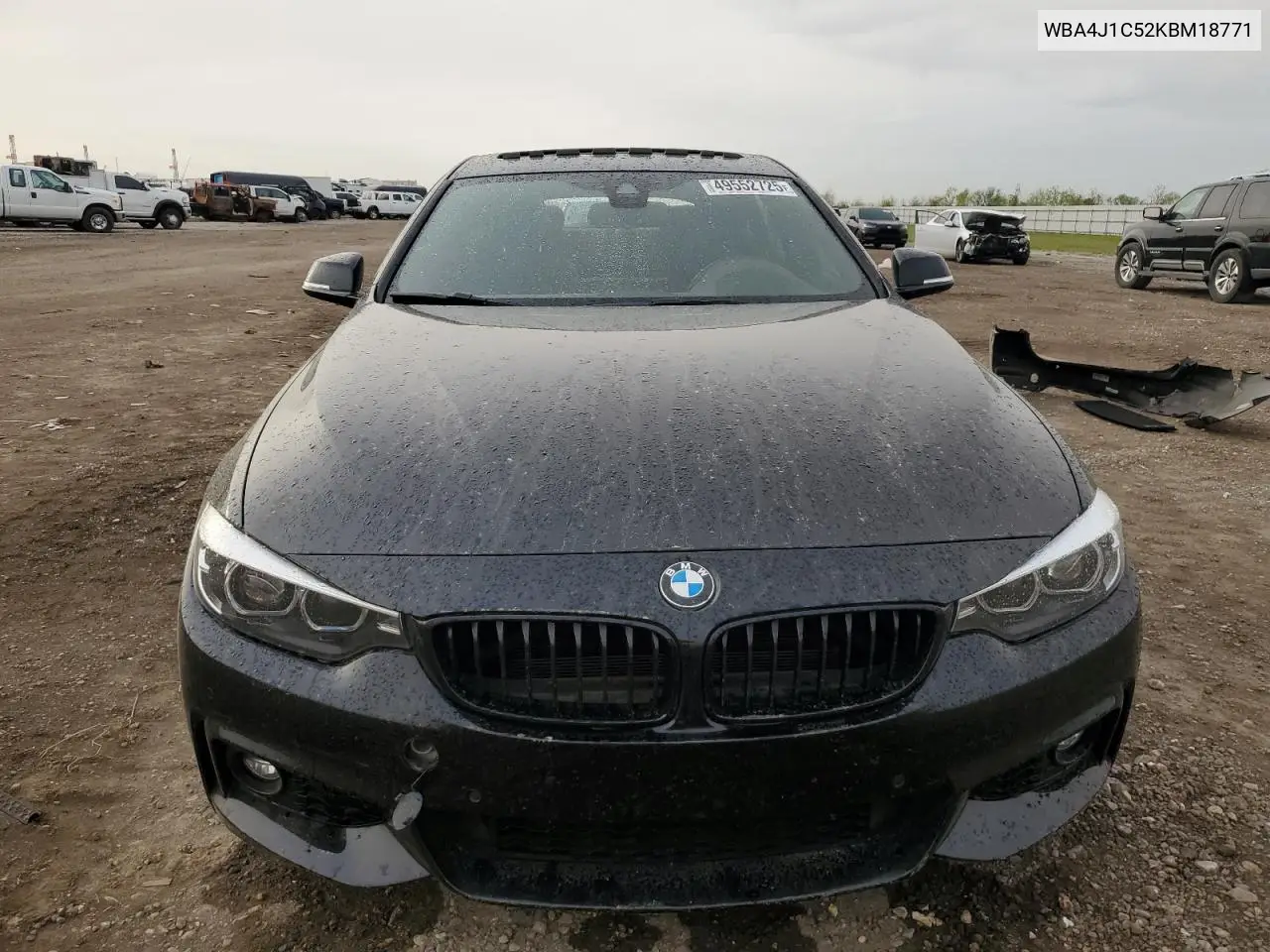 2019 BMW 430I Gran Coupe VIN: WBA4J1C52KBM18771 Lot: 49552725