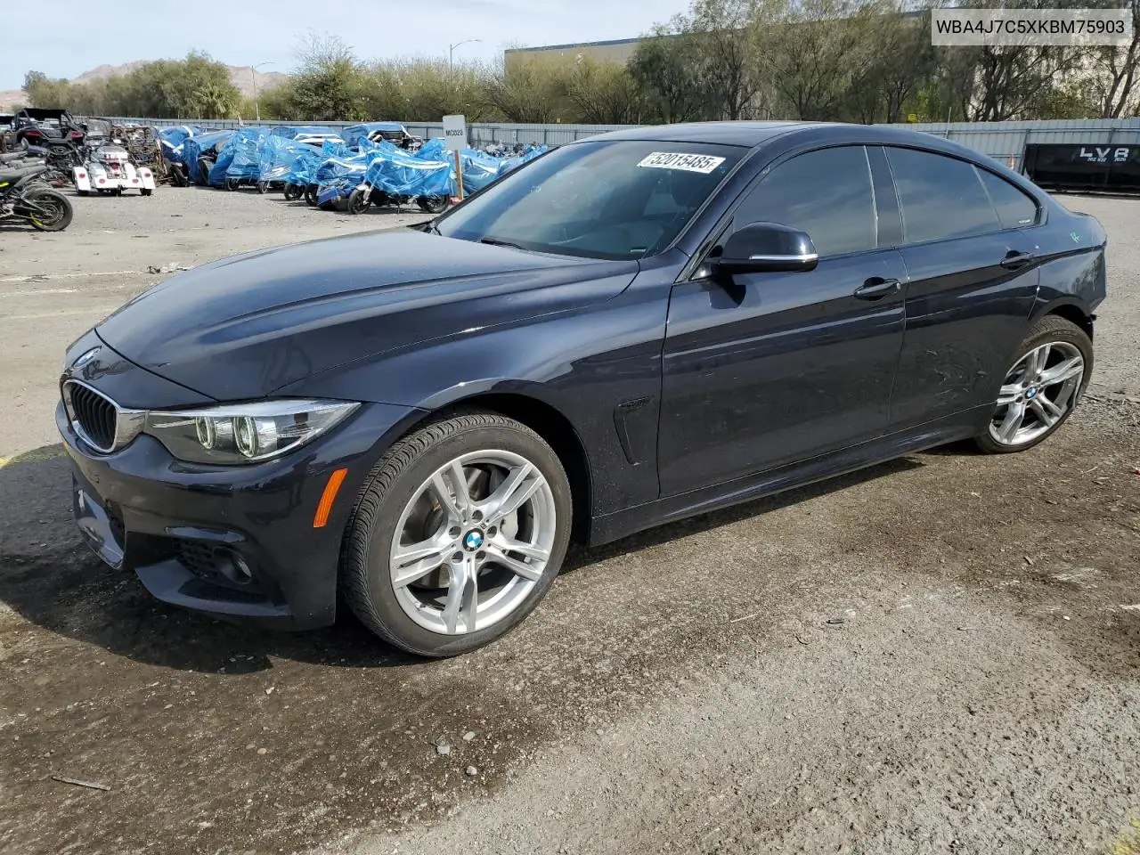 2019 BMW 440Xi Gran Coupe VIN: WBA4J7C5XKBM75903 Lot: 52015485