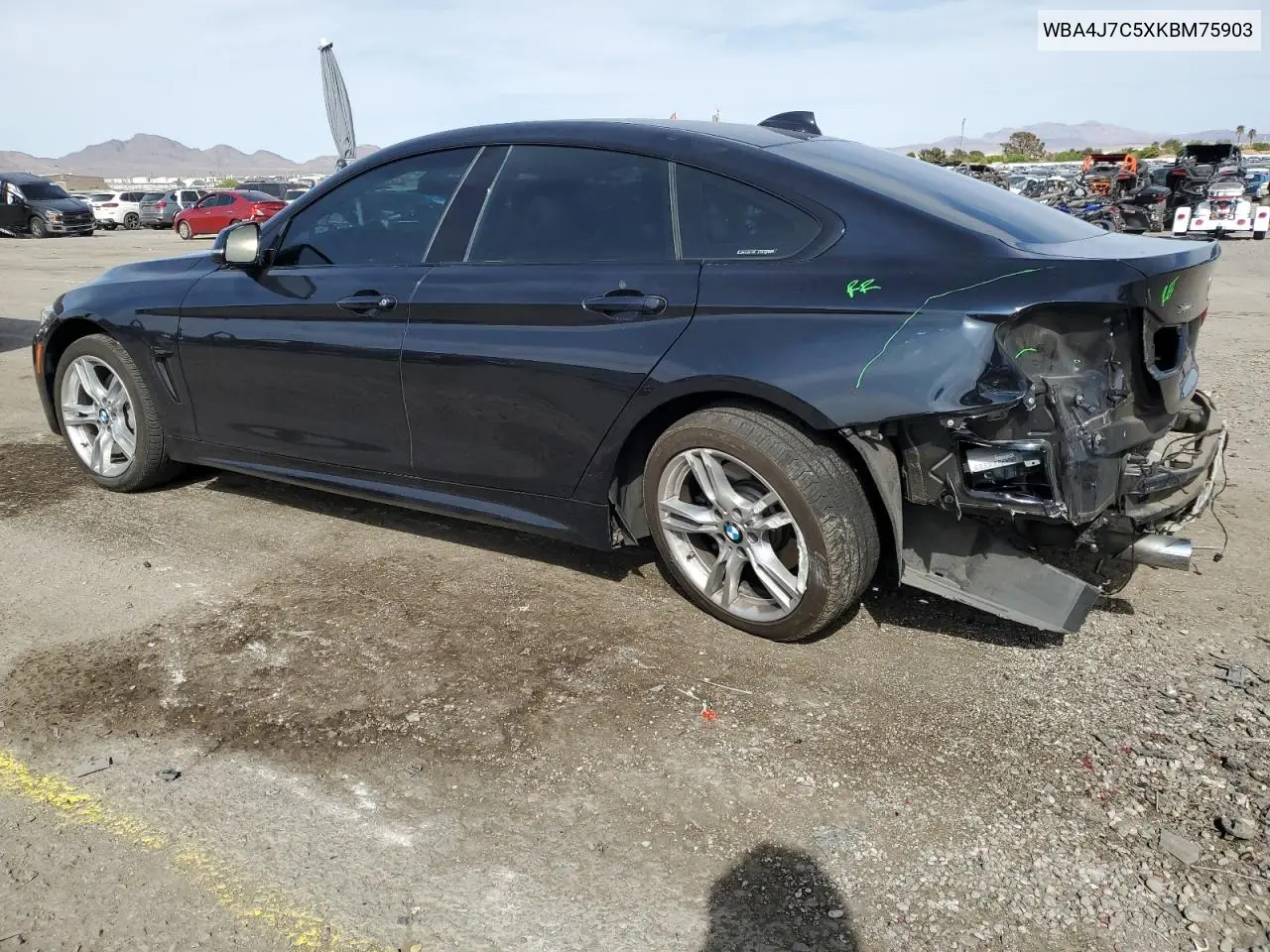 2019 BMW 440Xi Gran Coupe VIN: WBA4J7C5XKBM75903 Lot: 52015485