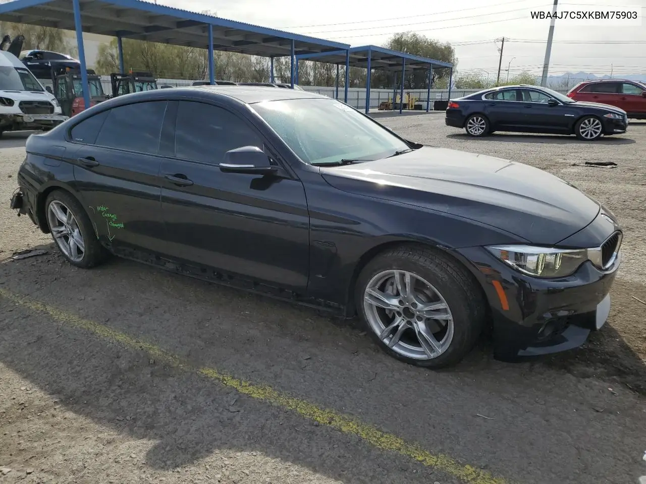 2019 BMW 440Xi Gran Coupe VIN: WBA4J7C5XKBM75903 Lot: 52015485