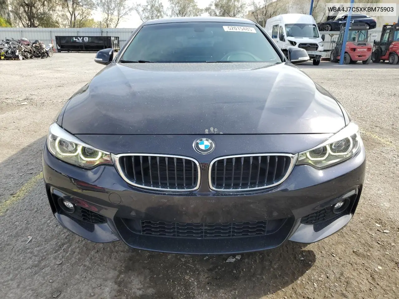2019 BMW 440Xi Gran Coupe VIN: WBA4J7C5XKBM75903 Lot: 52015485