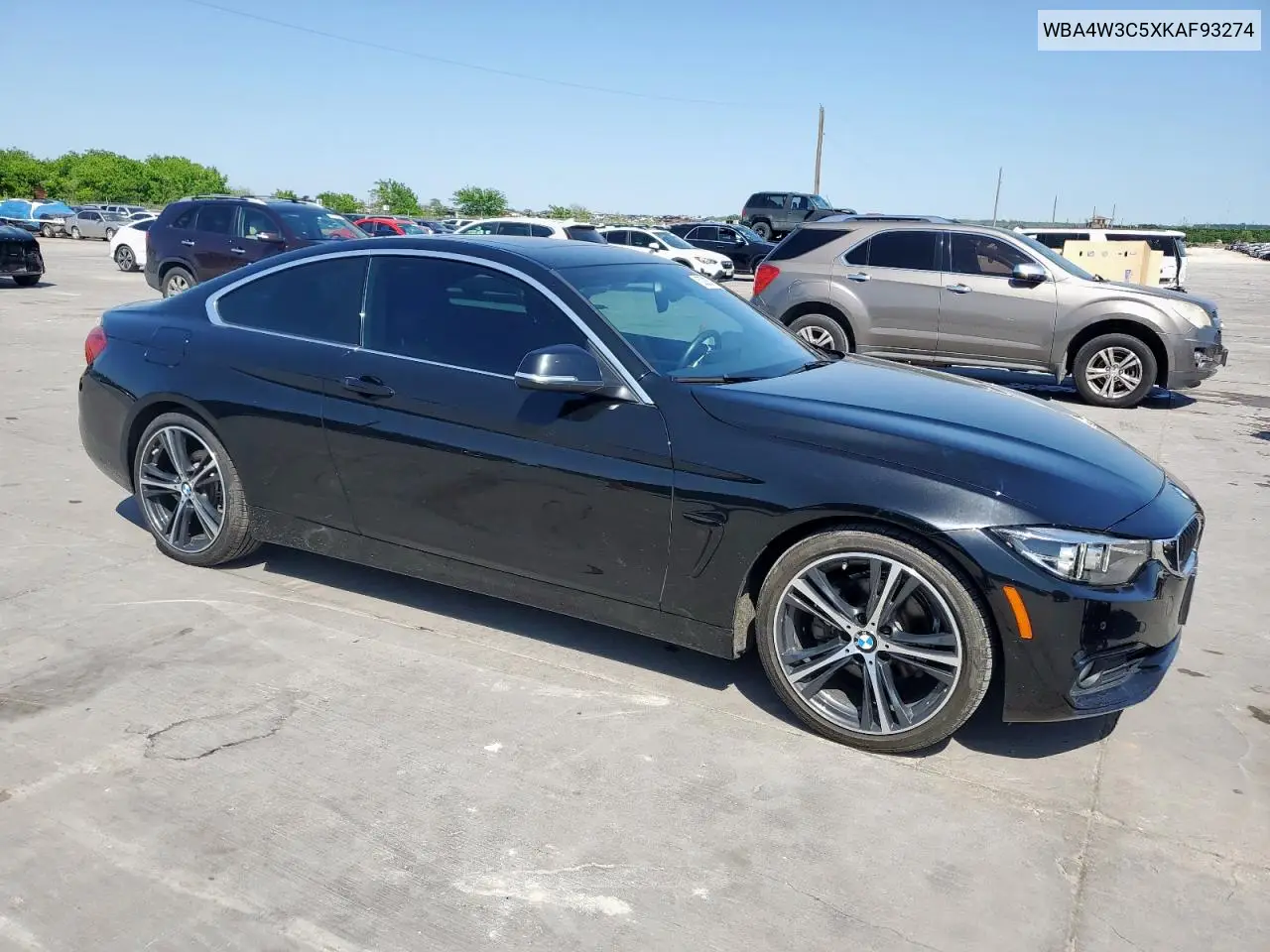 2019 BMW 430I VIN: WBA4W3C5XKAF93274 Lot: 52083715