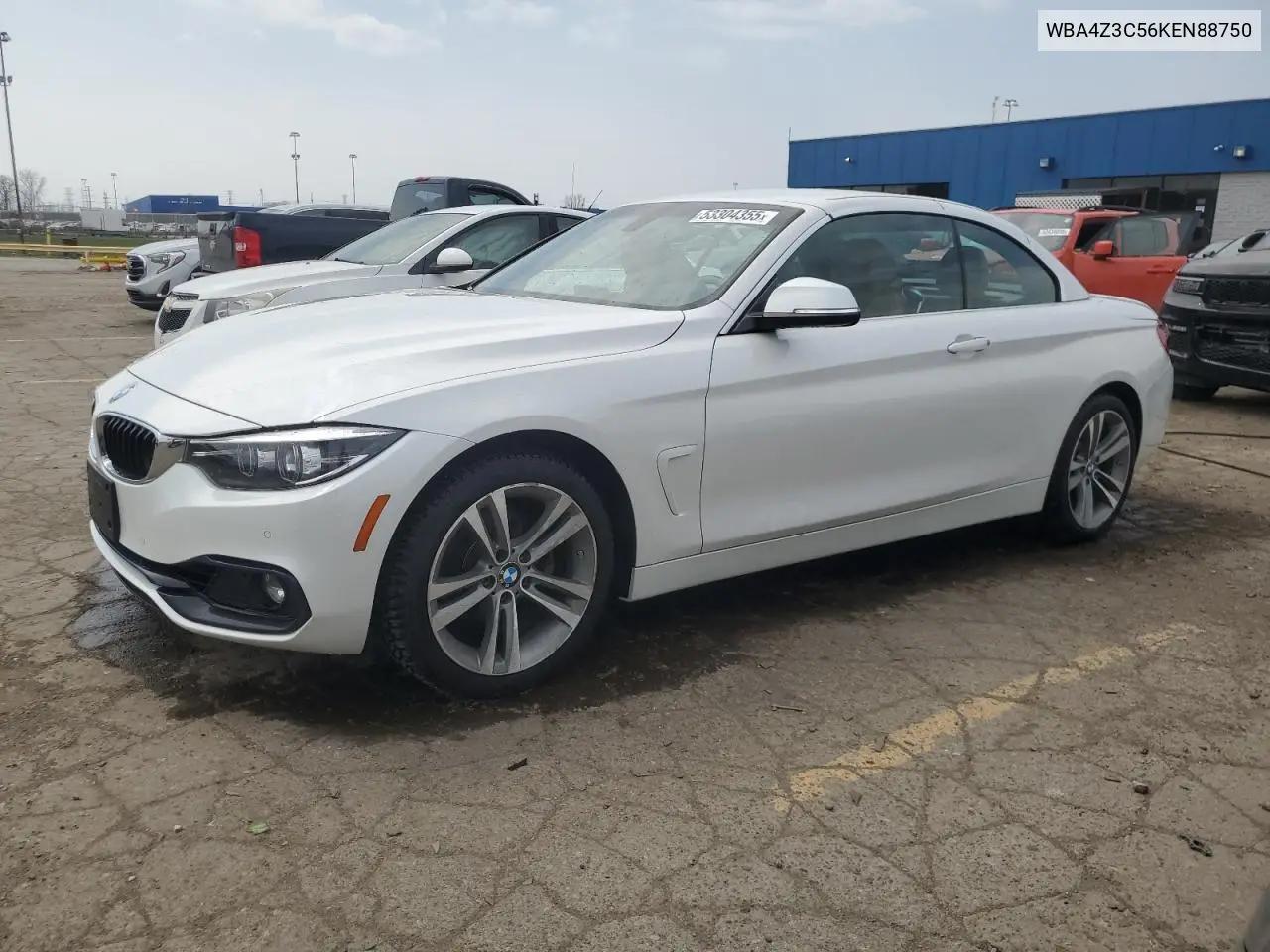 2019 BMW 430Xi VIN: WBA4Z3C56KEN88750 Lot: 53304355