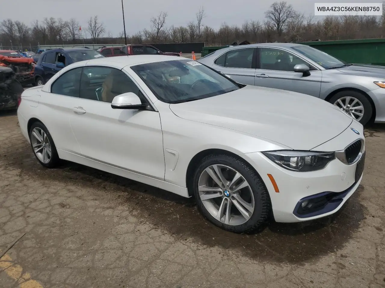 2019 BMW 430Xi VIN: WBA4Z3C56KEN88750 Lot: 53304355