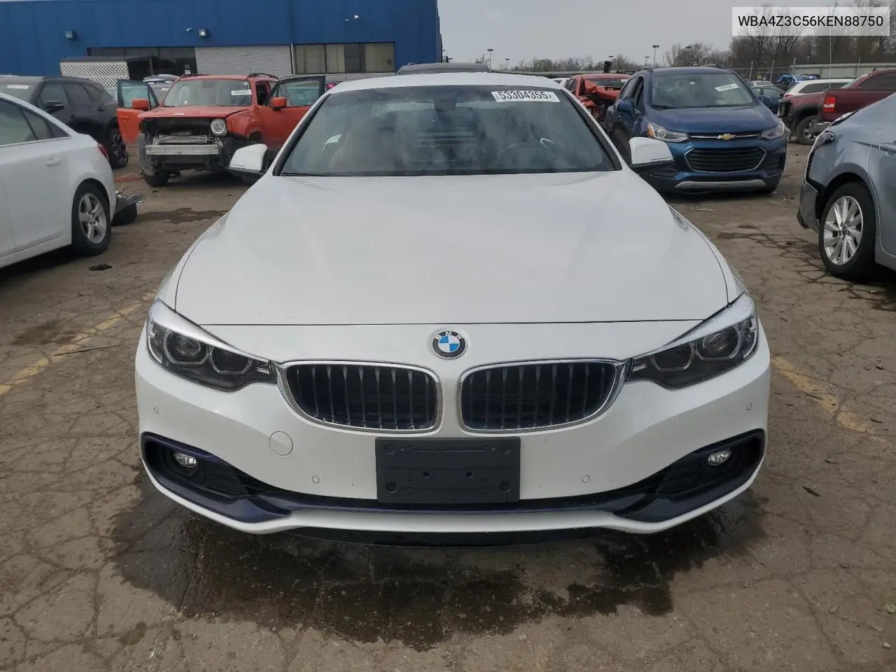 2019 BMW 430Xi VIN: WBA4Z3C56KEN88750 Lot: 53304355