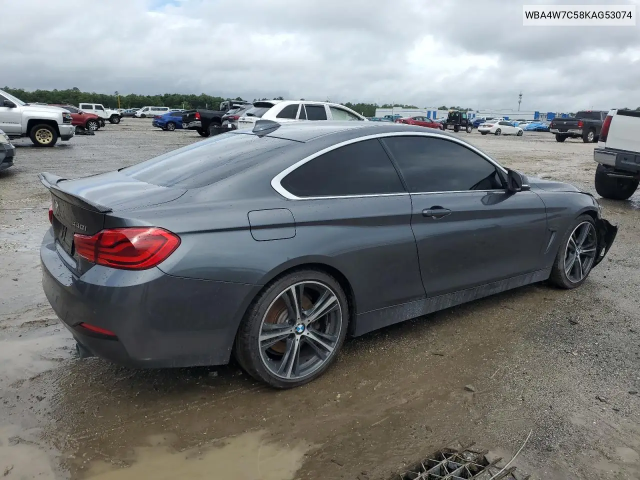 2019 BMW 440I VIN: WBA4W7C58KAG53074 Lot: 54901475