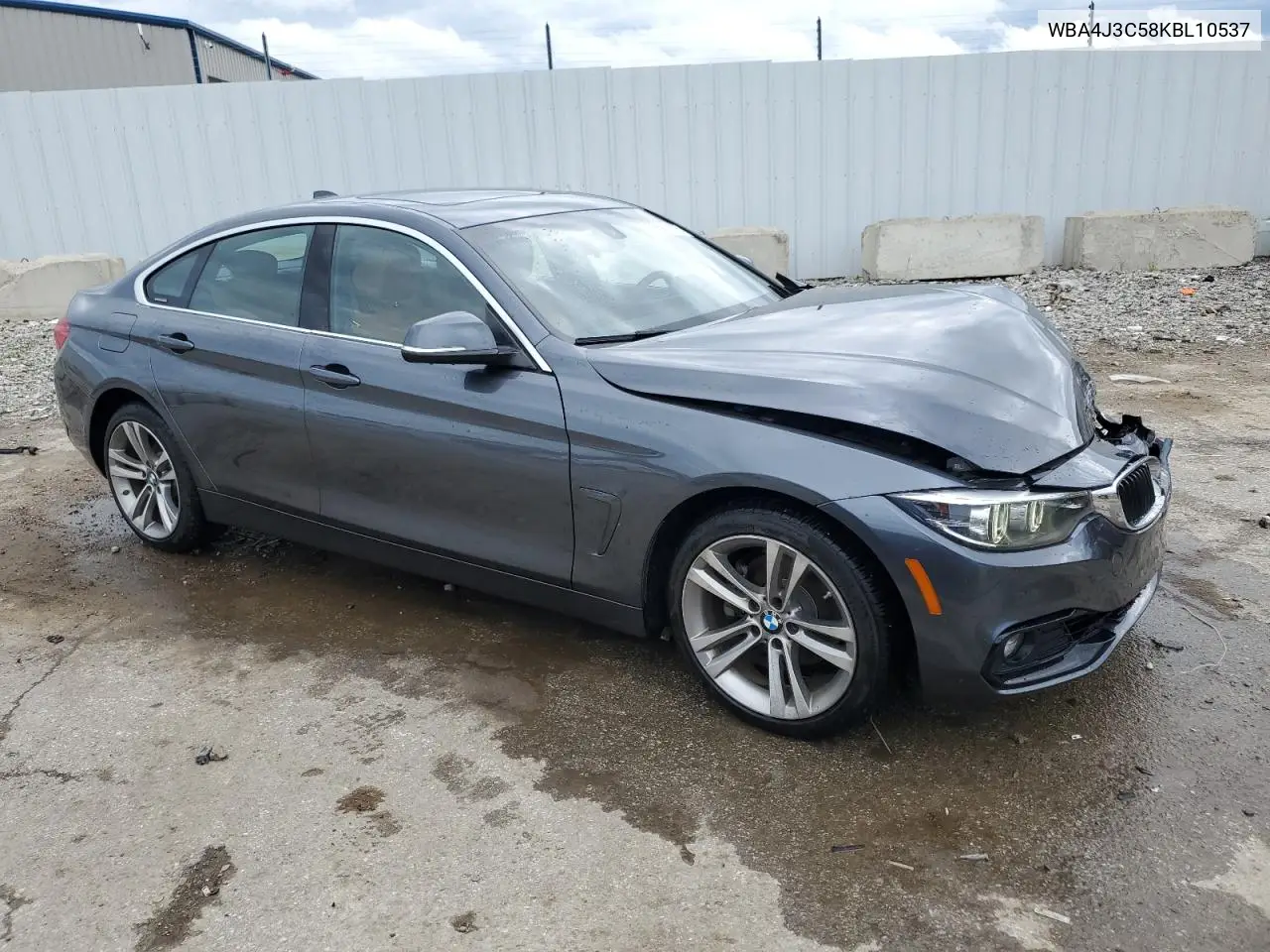 2019 BMW 430Xi Gran Coupe VIN: WBA4J3C58KBL10537 Lot: 55932605