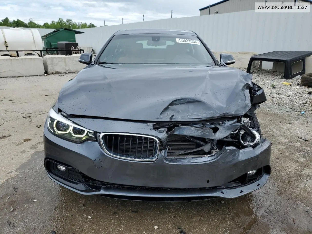2019 BMW 430Xi Gran Coupe VIN: WBA4J3C58KBL10537 Lot: 55932605