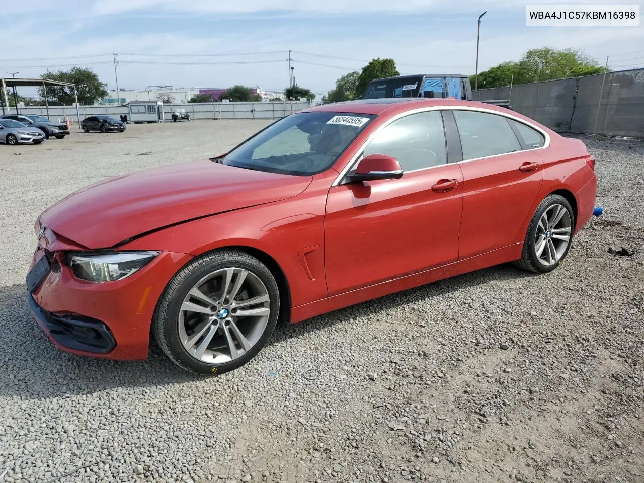 2019 BMW 430I Gran Coupe VIN: WBA4J1C57KBM16398 Lot: 56544595