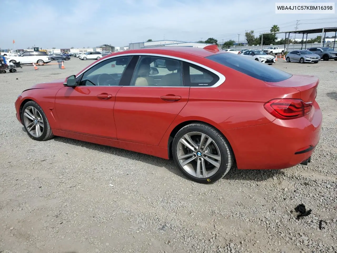 2019 BMW 430I Gran Coupe VIN: WBA4J1C57KBM16398 Lot: 56544595