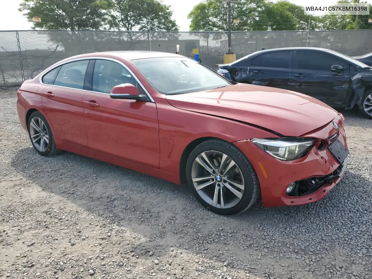 2019 BMW 430I Gran Coupe VIN: WBA4J1C57KBM16398 Lot: 56544595
