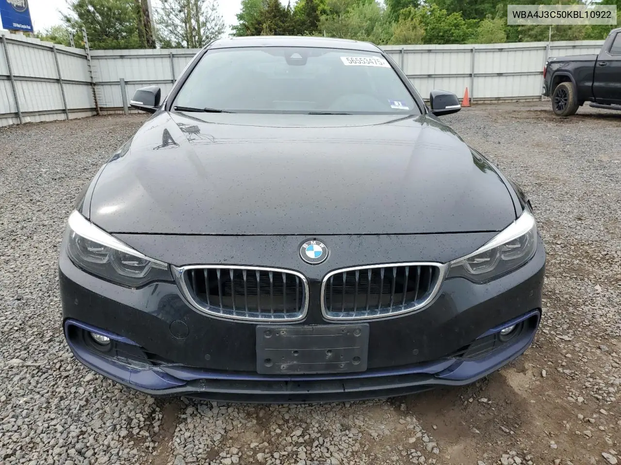 2019 BMW 430Xi Gran Coupe VIN: WBA4J3C50KBL10922 Lot: 56553475