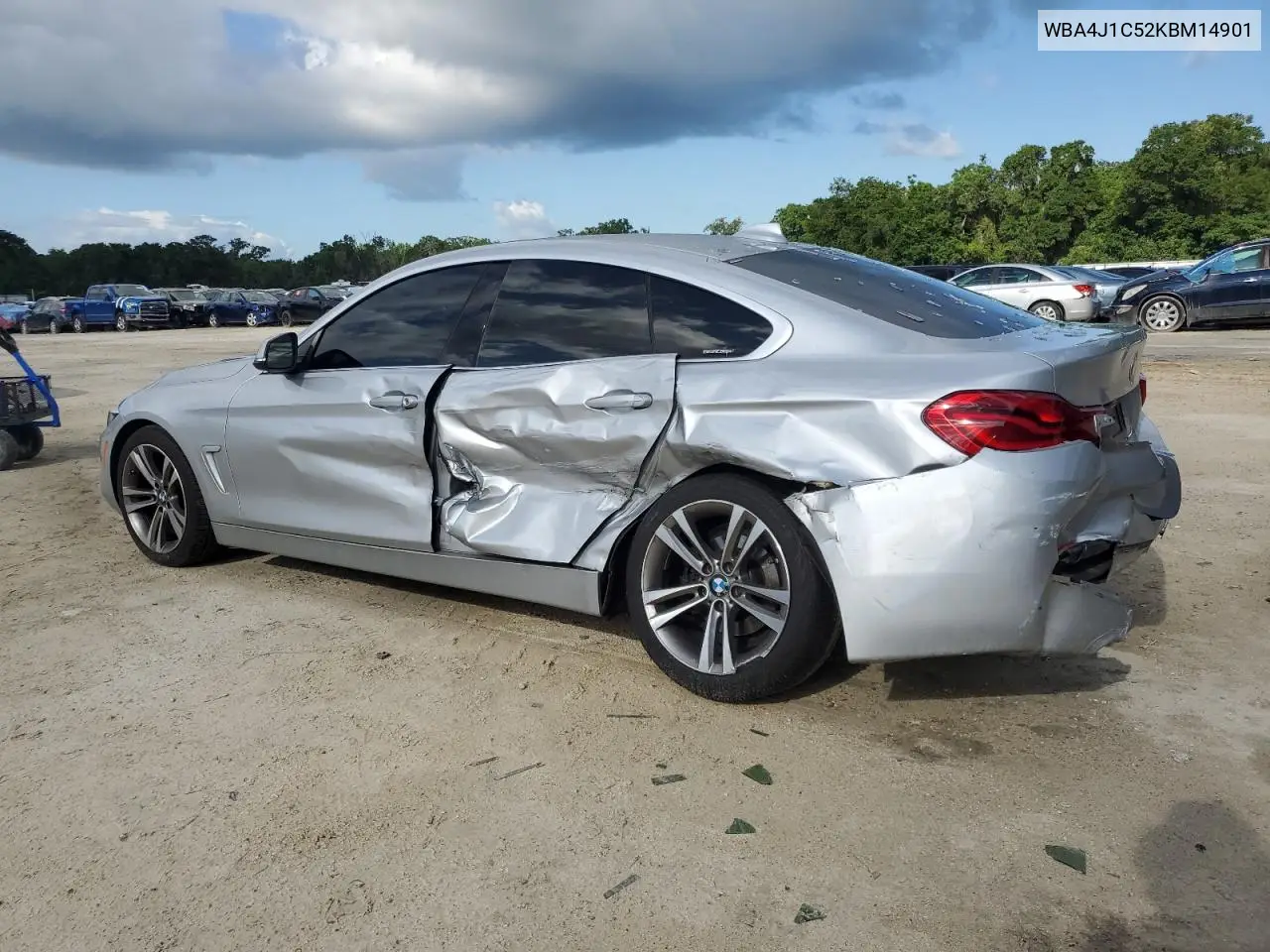 2019 BMW 430I Gran Coupe VIN: WBA4J1C52KBM14901 Lot: 56798175