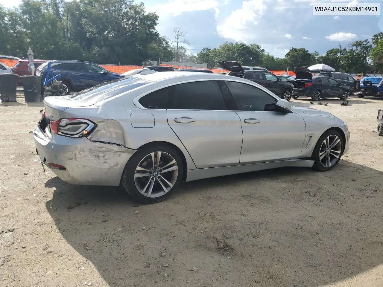 2019 BMW 430I Gran Coupe VIN: WBA4J1C52KBM14901 Lot: 56798175
