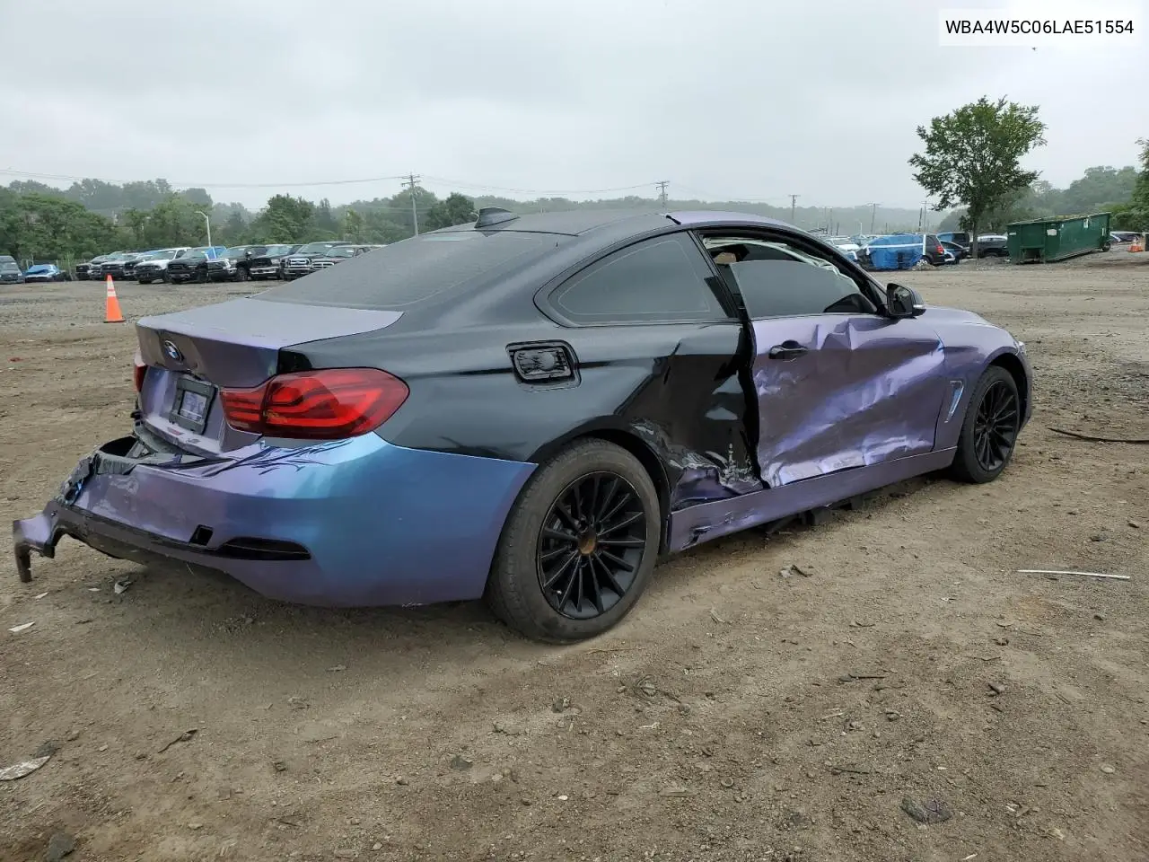 2020 BMW 430Xi VIN: WBA4W5C06LAE51554 Lot: 62289565