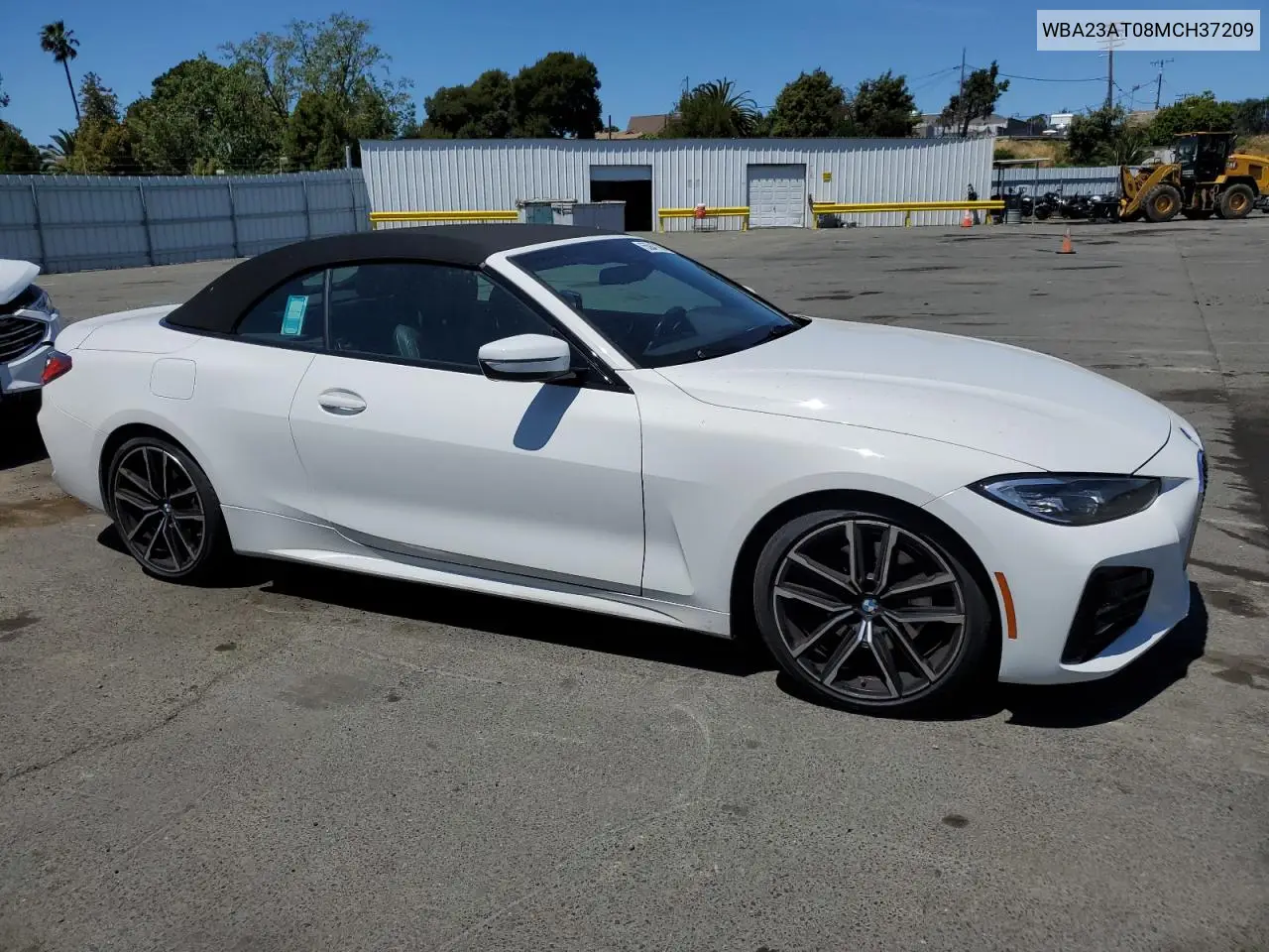 2021 BMW 430I VIN: WBA23AT08MCH37209 Lot: 55847705