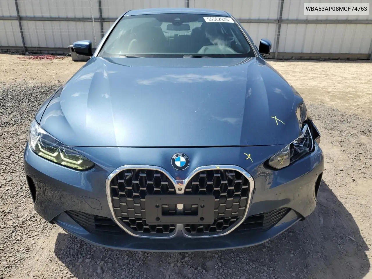 2021 BMW 430I VIN: WBA53AP08MCF74763 Lot: 56522935